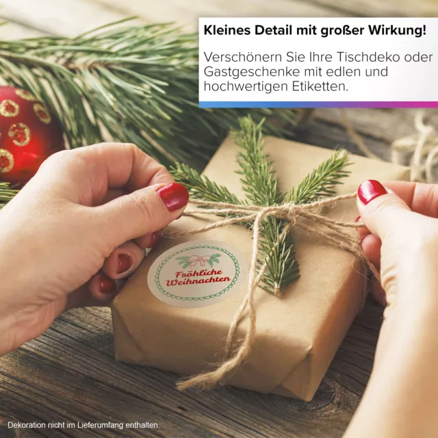 48 Weihnachtsaufkleber Geschenk Aufkleber Etiketten Weihnachten Xmas Sticker 5