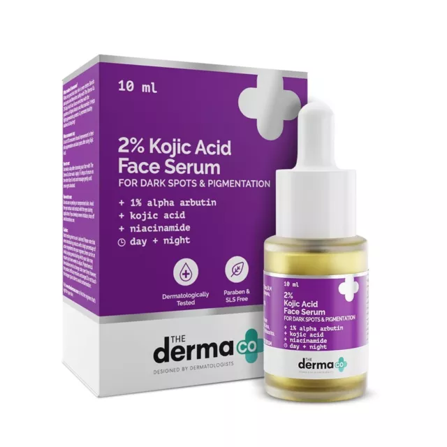 The Derma Co 2% Kojic Acid Face Serum with 1% Alpha Arbutin & Niacinamide 10ml