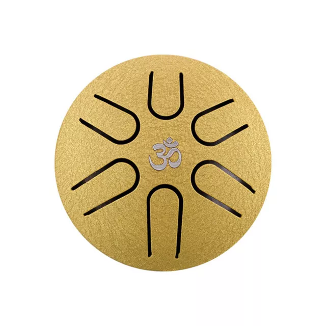 Ethereal Drum 3 inch 6 Tone Steel Hand Pan Tongue Drum Relaxation Tambourine UK