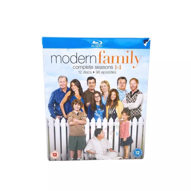 Modern Family: Complete Seasons 1-4 Blu-Ray Boxset 2013 12 Discs 96 Episodes