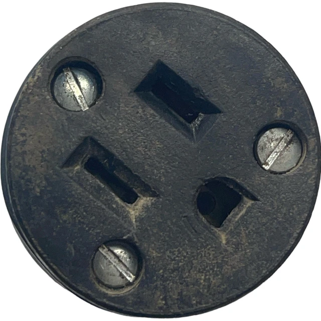 VINTAGE LEVITON 15A125V Grounded Extension Cord Receptacle Replacement