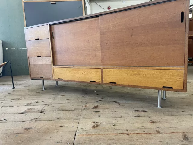 Oak Sideboard Vintage 1950s 60s Heals Hand Made Craftsman Piece