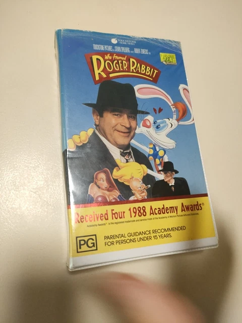 WHO FRAMED ROGER Rabbit VHS 1988 Bob Hoskins Touchstone Home Video Ex ...