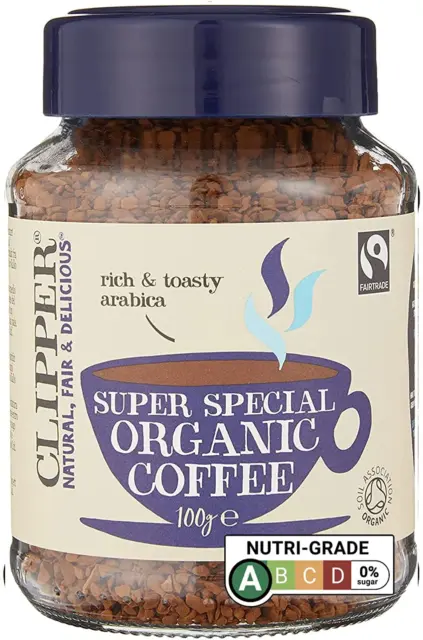 Clipper Organic Super Special Medium Roast Coffee, 100G