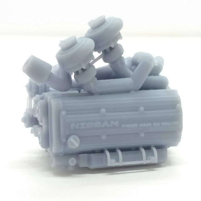 NISSAN TWIN CAM Valve RB26DETT Model Engine Motor Diecast Resin 132