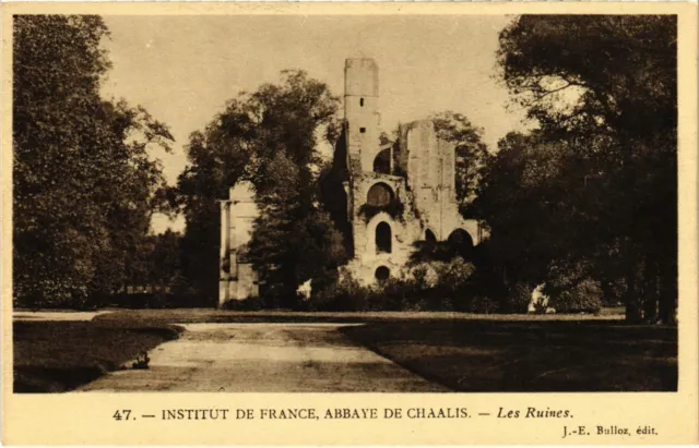 CPA Institut de France-Abbey of Chaalis- Les Ruines FRANCE (1020952)