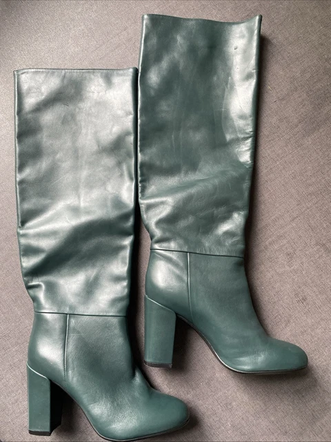 Bottes Femme Bamalams En Cuir D'agneau Daim - Pointure 36,5 - Marron - Occasion Bien Portées