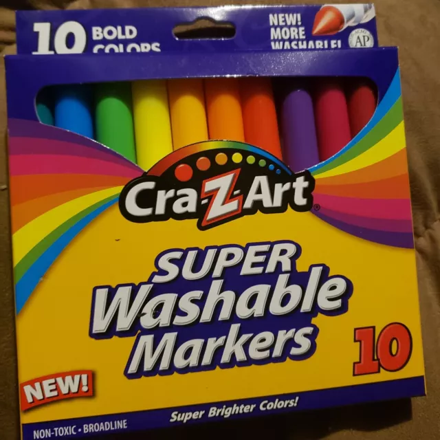  Cra-Z-Art Super Washable Markers Classroom Pack, 30