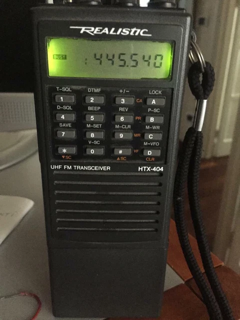Radio Ricetrasmittente Uhf Fm Realistic Transceiver Htx 404