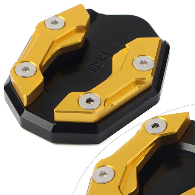 Supporto laterale piede motore oro piastra allargata per YAMAHA NMAX 2020 GZ