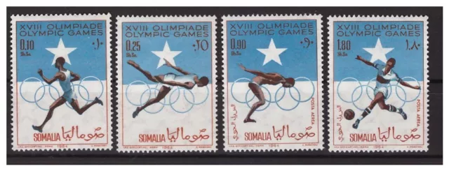 Somalia  1964 - Olimpiadi Di Tokyo  Serie Nuova  ** Mnh