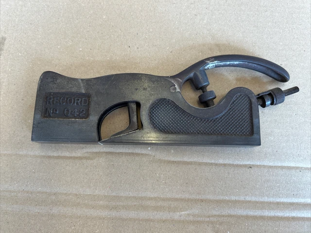 RECORD no. 042 Rabbet Rebate Plane Vintage (1938 onward) Original RARE tool