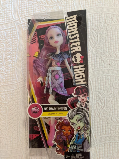 Mattel Monster High Ari Hauntington Daughter Of Ghosts Doll New In Box Wear NRFB