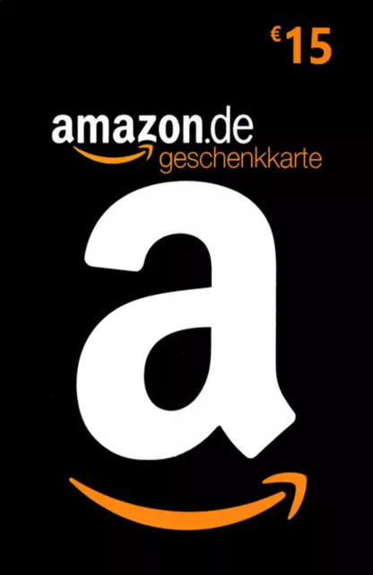 Amazon Gutschein 15 Euro (15€) Card Geschenkkarte Digital Code - [DE/AT]