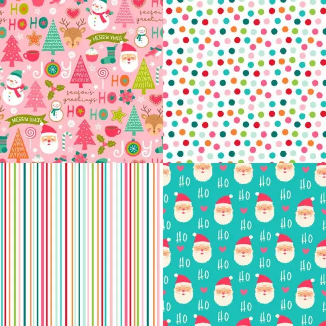 12PCS Christmas Background Paper Pad 6 Xmas Scrapbooking DIY Craft