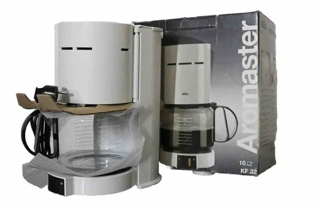 BRAUN KF32 Kaffeeautomat Aromaster Kaffeemaschine Filter Classic weiß32     (K4)