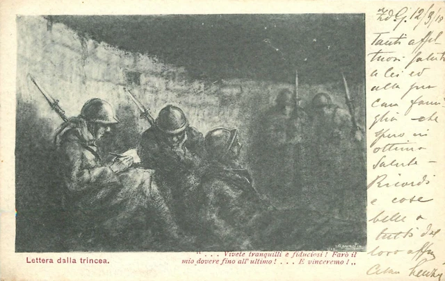 558 - Regno - Franchigia militare F 14G/3a, 13/09/1918 / illustratore Ravaglia