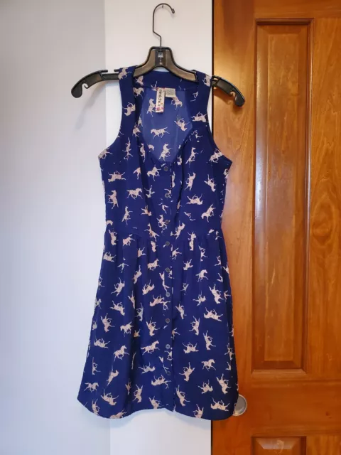 Mimi Chica Navy Dress With Horses