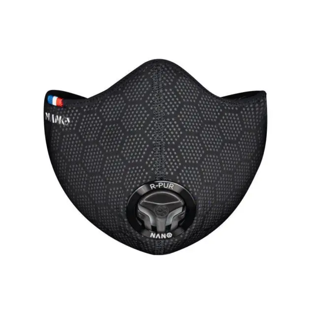 R-PUR Nano Light Black Anti-Pollution Cycling Sports Protective Mask Filtration
