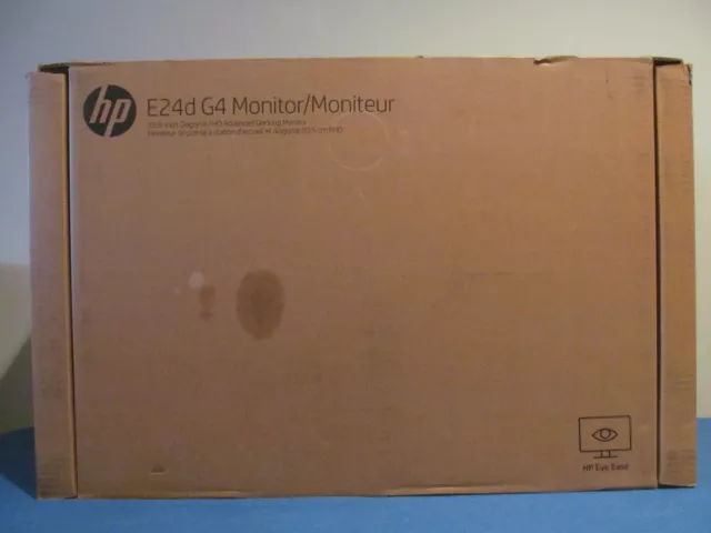 NEW HP E24d G4 MONITOR 23.8" DIAGONAL FHD 1080P LCD USB-C DOCKING WEBCAM PC