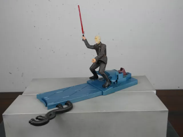 Star Wars Saga Deluxe Darth Tyranus Force-Flipping Attack Nearly Complete