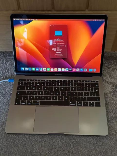 Apple MacBook Pro A1708 2017 13" i5-7360U 2,30 GHz 8GB 128GB - Akku benötigt