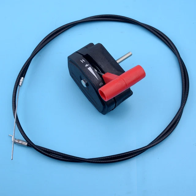 LAWN MOWER THROTTLE Control Cable Choke Lever Fit For Most Lawnmower