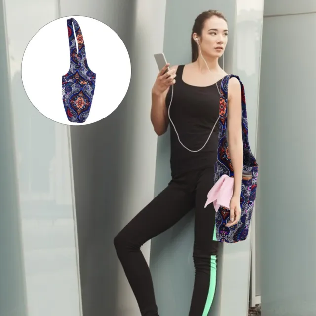 Yoga Bag Canvas Fitness Tote Large Capacity Handbag Shopping