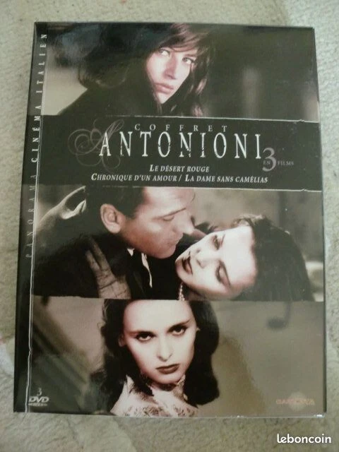coffret antonioni le désert rouge chronique d'un amour la dame sans camélia neuf