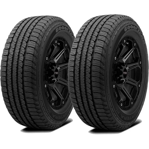 (QTY 2) 265/50R20 Goodyear Fortera HL 107T SL Black Wall Tires