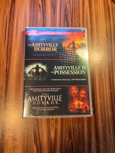 The Amityville Horror Triple Feature DVD 1979 II Possession 2005 3 Disk Set NEW