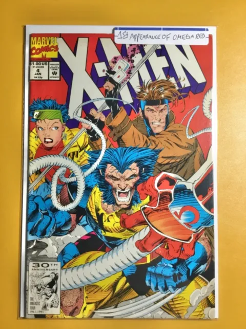 X-MEN (1991 1st Series) #4 VG/FN 5.0🔴🥇FIRST APPEARANCE OF OMEGA RED🥇🔴MARVEL!