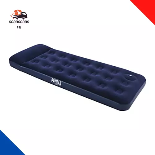 Matelas Gonflable Camping Pavillo 1 Place 1.85M X 76Cm X 28Cm Avec Pompe