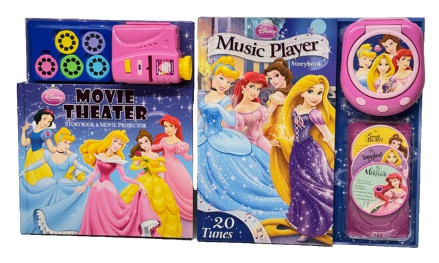 DISNEY PRINCESS MUSIC Player & Disney Movie Theatre Projector ...
