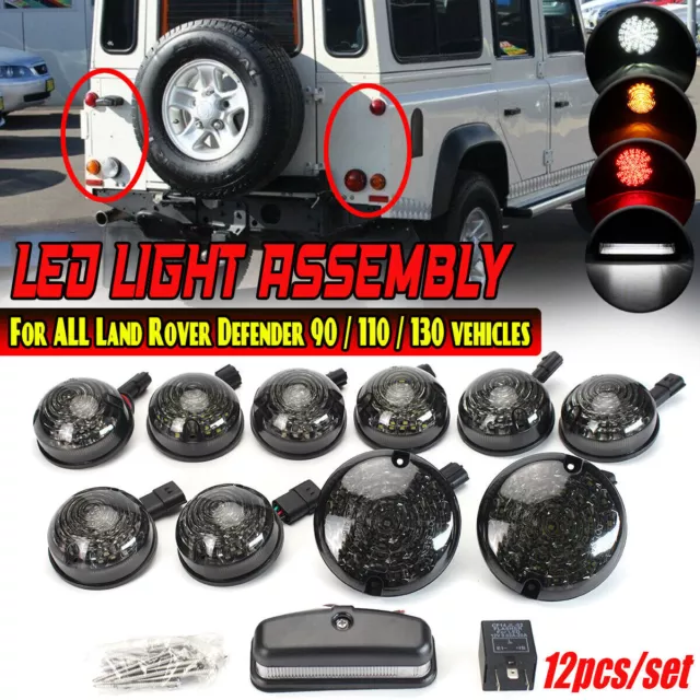 12 Stück für Land Rover Defender Td5 90/110/130 Komplettes LED-Upgrade-Kit