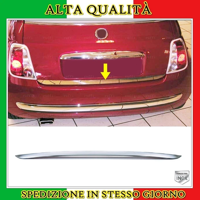 Modanatura Paraurti Anteriore Per Fiat 500 (2007-2015) - Cromata, Plastica, Montaggio Semplice - Foto 6