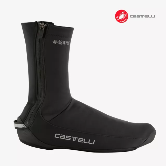 Castelli ESPRESSO WINDSTOPPER Cycling Shoe Covers : BLACK - One Pair