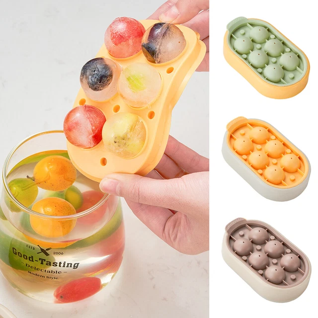 6 Grids Ice Cube Tray Silicone Large Mould Mold DIY Maker Square Mould With Lid
