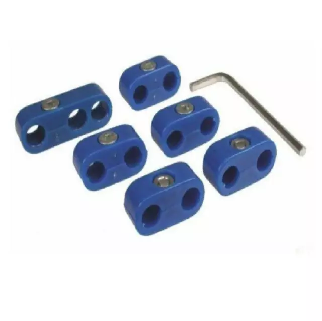 Beetle HT Leads Ignition Lead Separators in Blue Tidy the Engine Bay