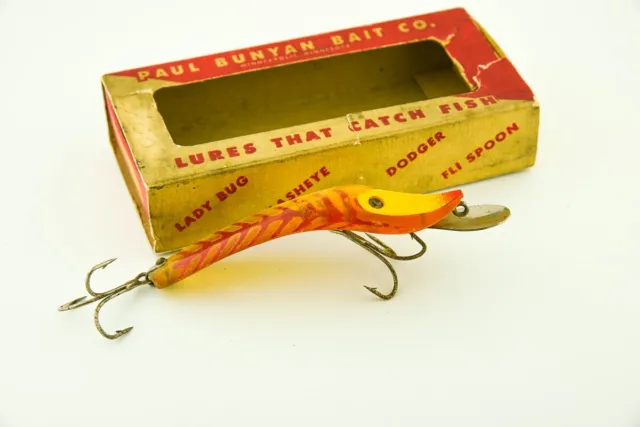 VINTAGE HEDDON SCISSOR Tail SPook Minnow Antique Fishing Lure Red Head  White JJ8 $3.25 - PicClick