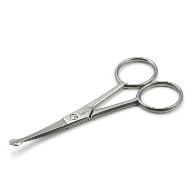 Dog Grooming Scissors Face & Paw Ball Tip Safety Shears Probe Curved 11.8 CM
