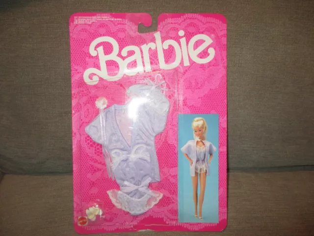 RARE! TENUE "LINGERIE DE BARBIE - FANCY FRILLS" Mattel 1986 - Ref. 3180