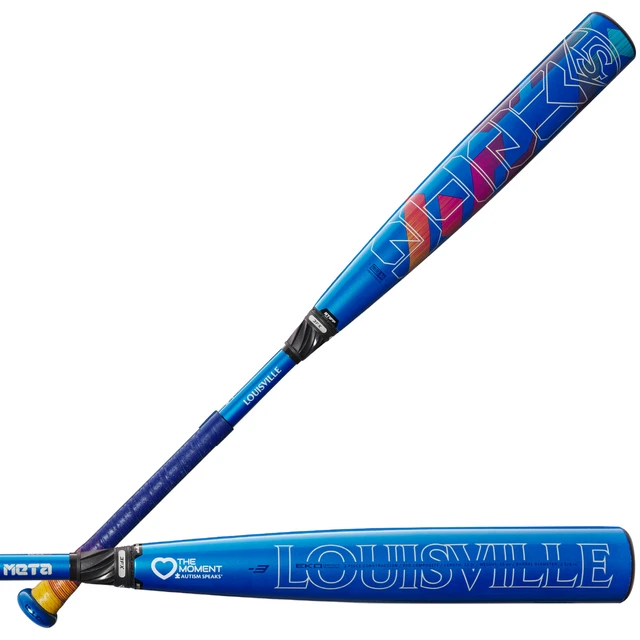 LOUISVILLE SLUGGER 2024 Meta Autism Speaks BBCOR (3) Adult Baseball