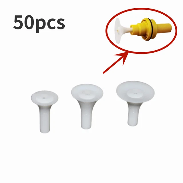Upgrade Your Manual Powder Spray Gun with 50 PCS Hi-Q Deflector Cone D18/D25/D34