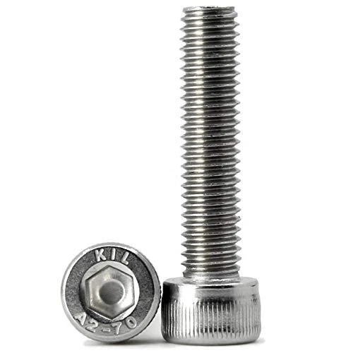 M6-1.0 x 20mm Socket Head Cap Screws Metric, Allen Socket Drive, 304 Stainles...
