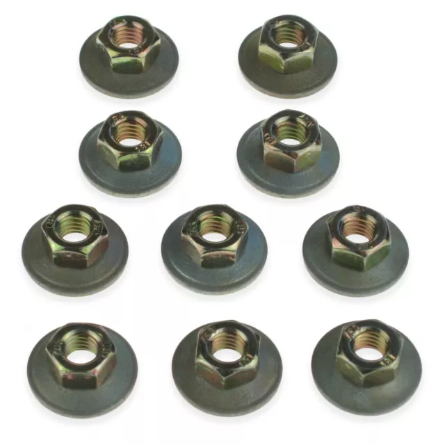 PACK OF 10 x RATIONAL 1106.0803 GALVANISED COMBINATION NUTS M6 CM SCC CPC OVEN