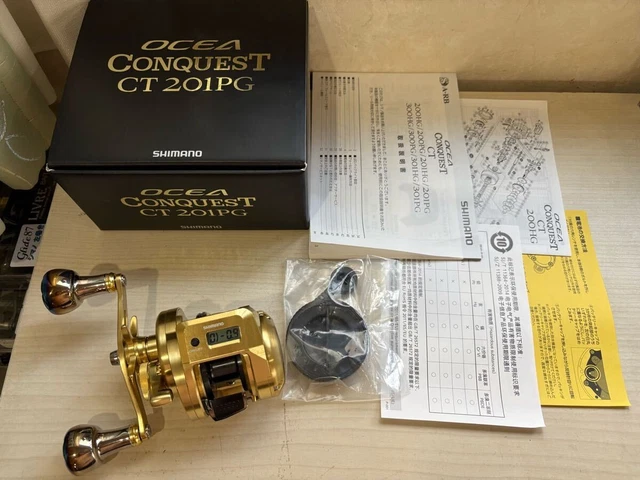 リール SHIMANO OCEA CONQUEST CT 201PG SHIMANO Saltwater Lefthanded Baitcasting Reel OCEA CONQUEST