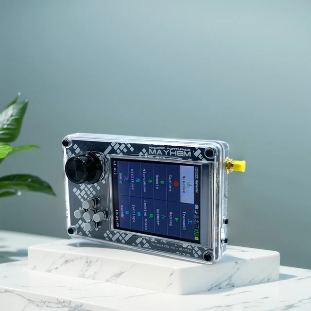 Portapack h2 software defined radio receiver 10 00mhz tcxo portable sdr
