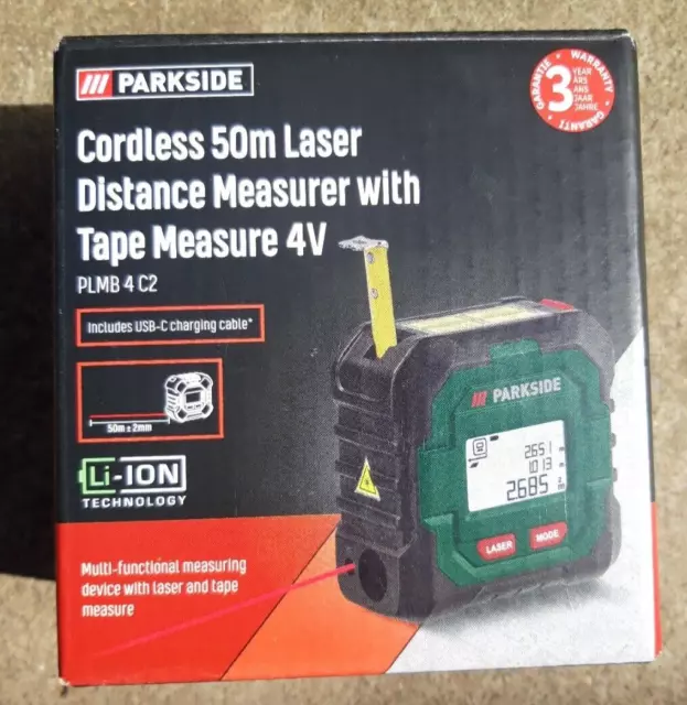 Parkside laser measure discount