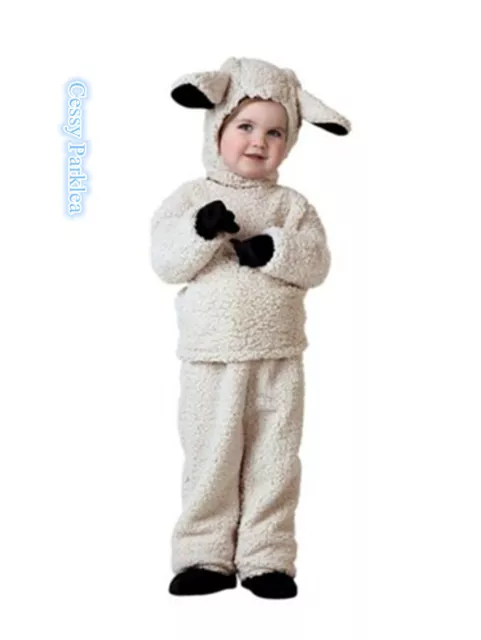 BOX D-2 Kids Shaun the Sheep Costume Lamb Shepherd Book Week Costume